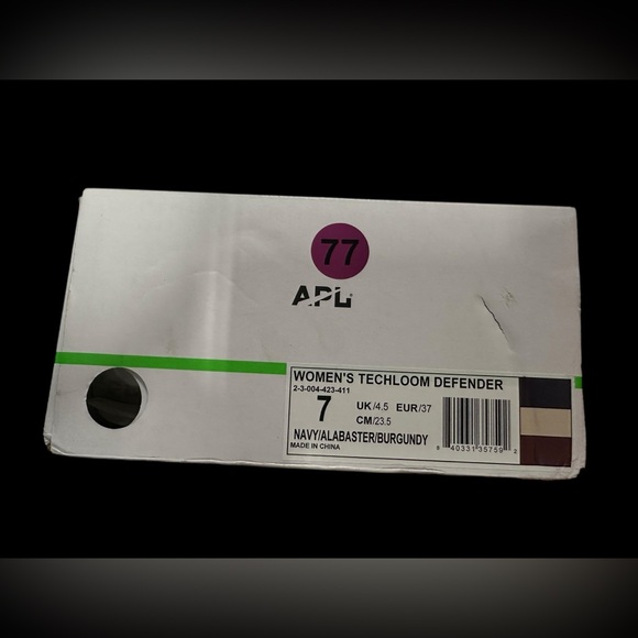 NIB APL WOMEN'S TECHLOOM DEFENDER
Size 7
NAVY/ALABASTER/BURGUNDY - Picture 2 of 9